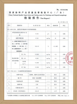 1507外墻面漆常規(guī)&甲醛